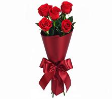 Букет 5 Красных роз Эдлесс Лав в Тарасовском