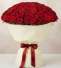 Букет 101 Красная роза Милано в Тарасовском