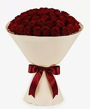 Букет 101 Бордовая роза Блэк Бакарра в Тарасовском
