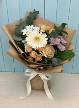 Букет цветов из:  Герберы и Хризантемы в Тарасовском