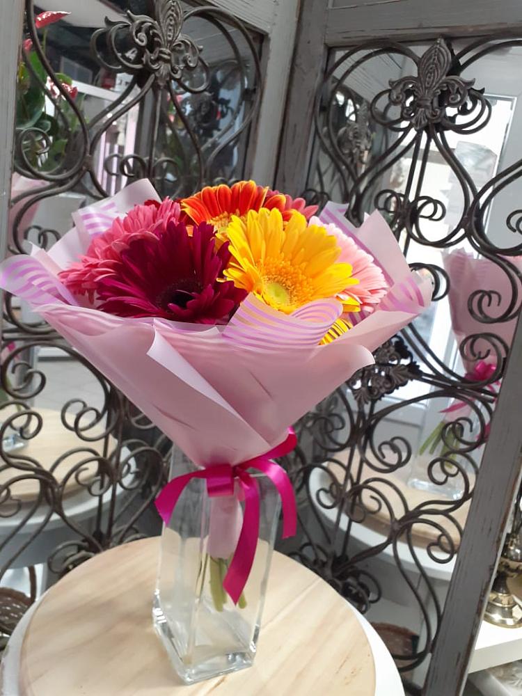 Букет цветов из: Герберы в Тарасовском