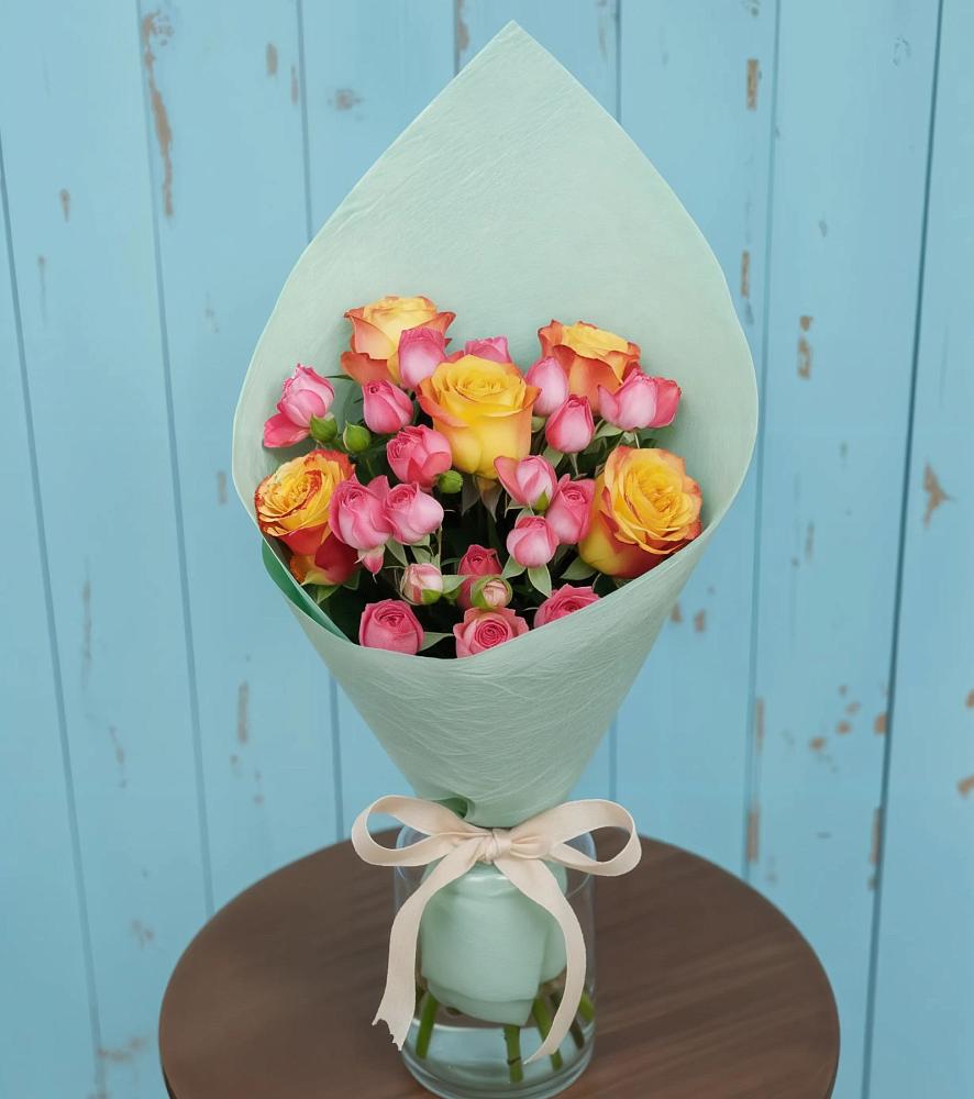 Букет цветов из: Розы в Тарасовском