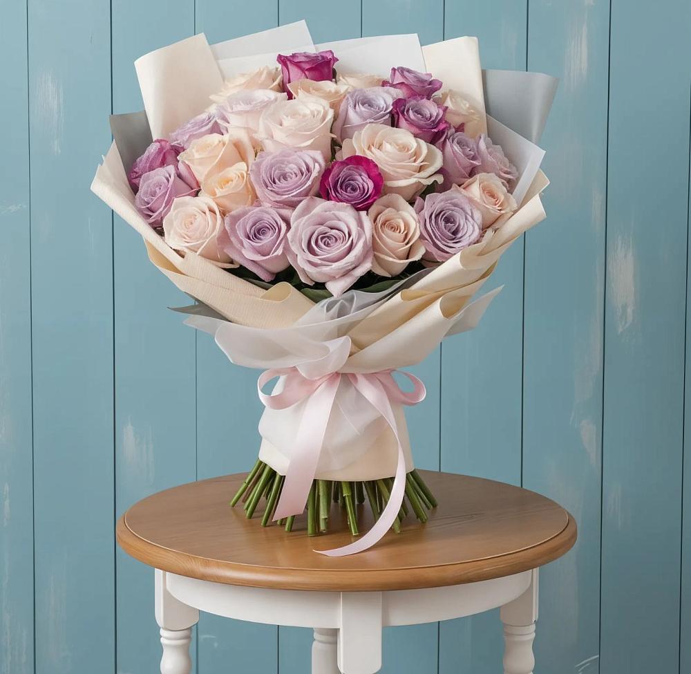 Букет цветов из: Розы в Тарасовском