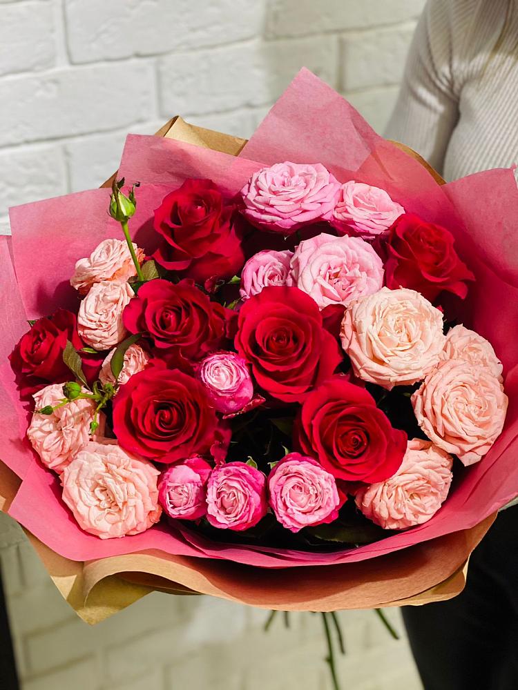 Букет цветов из: Розы в Тарасовском