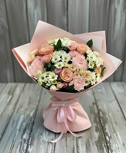 Букет цветов из:  Гвоздики, Розы и Хризантемы #REPLACE_PRED# Тарасовском
