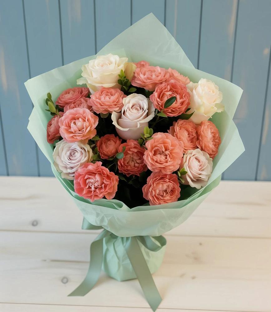Букет цветов из: Розы в Тарасовском