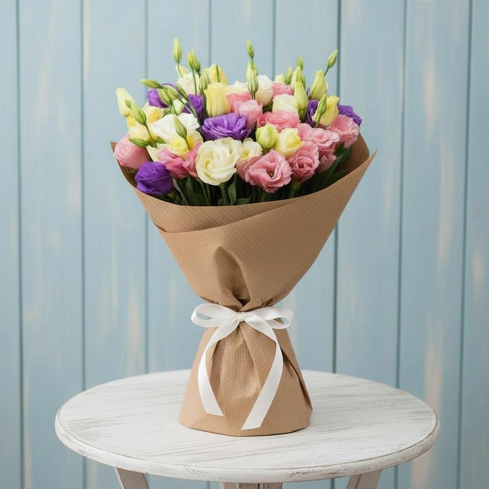 Букет цветов из: Лизиантусы в Тарасовском