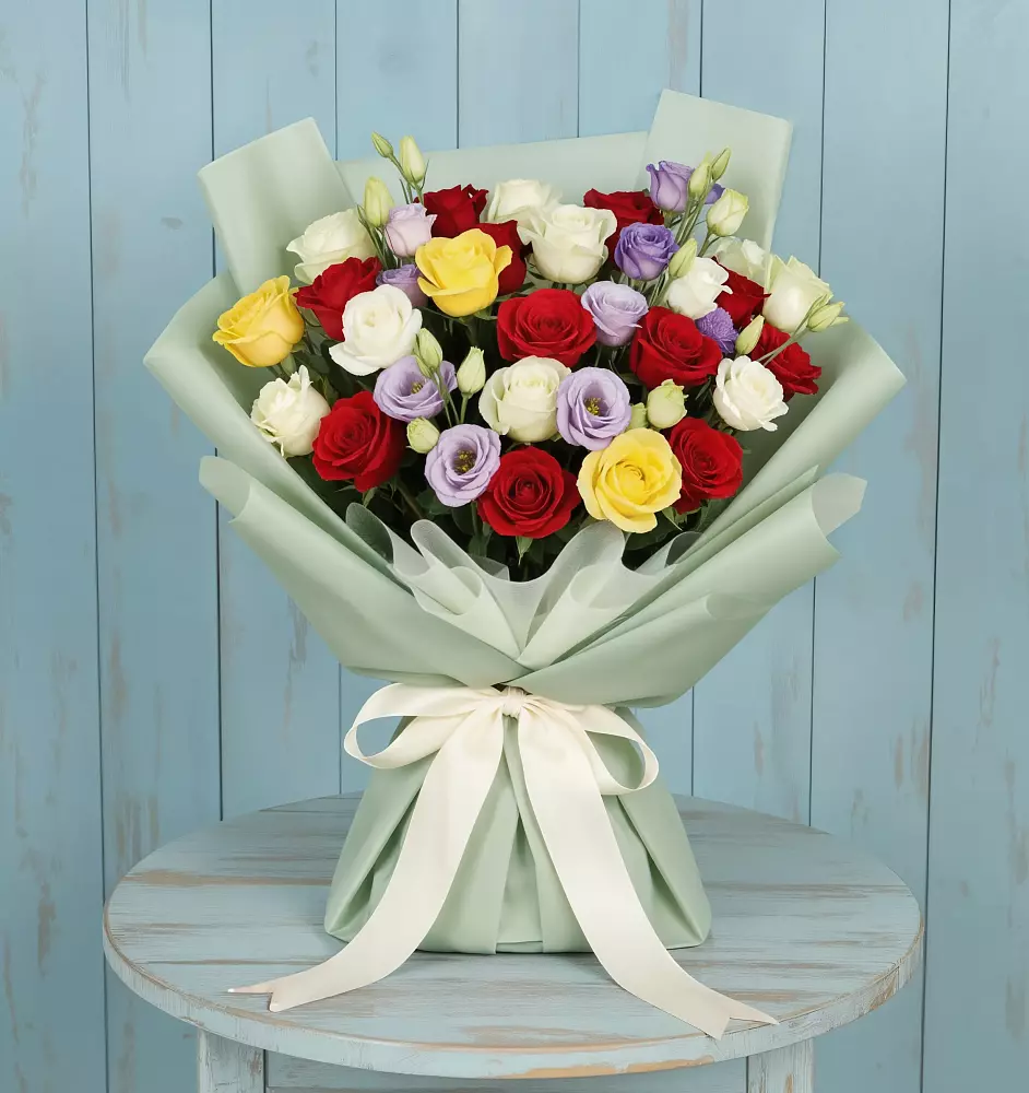 Букет цветов из: Розы в Тарасовском