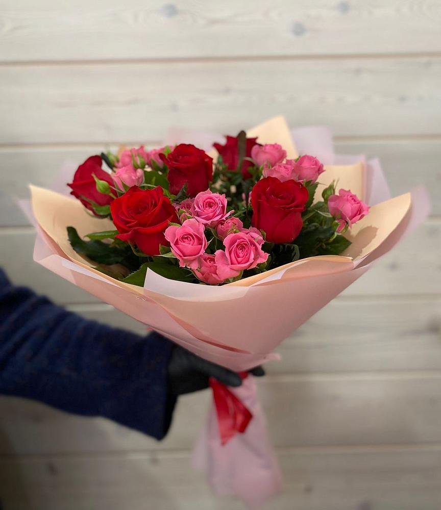 Букет цветов из: Розы в Тарасовском