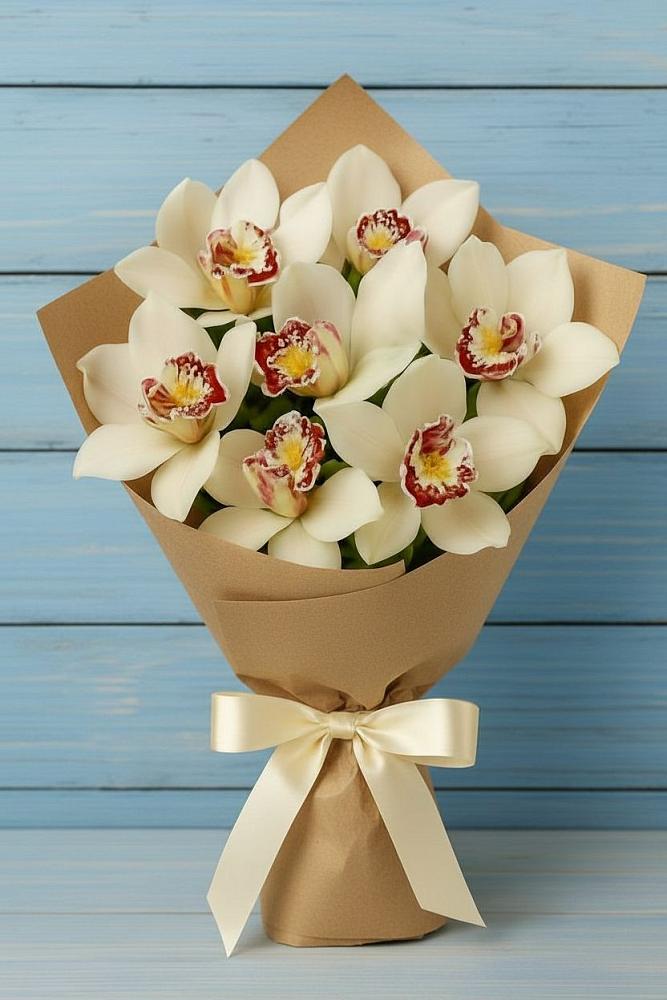 Букет цветов из: Орхидеи и Розы в Тарасовском