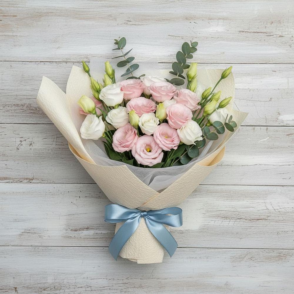 Букет цветов из: Лизиантусы в Тарасовском